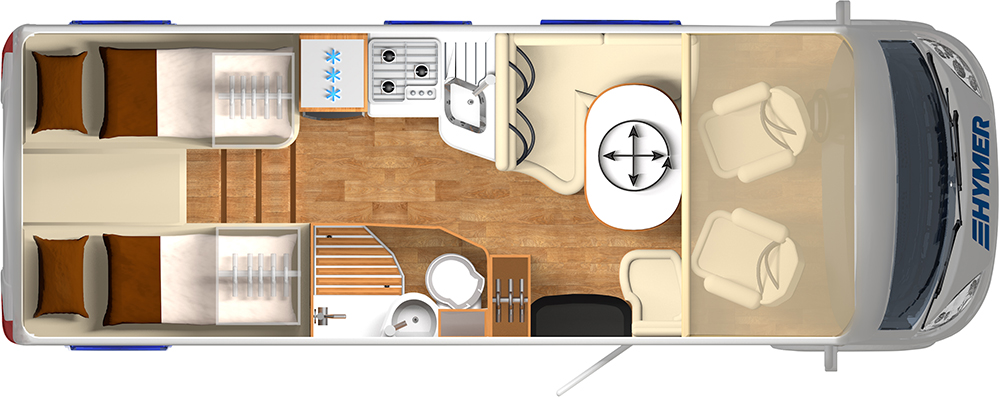 Schematischer Innenaufbau
